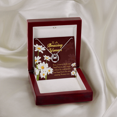 thumbnail image 4 of Most Amazing Mom Ever Lucky Horseshoe Necklace Message Card 14k w CZ Crystals, 4 of 7