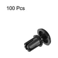 thumbnail image 3 of Clips de empuje remache Unique Bargains 3.5mm x 4.5mm sujetadores de panel de circuito PCB de nylon negros 100 piezas, 3 of 3