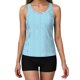 thumbnail image 4 of Traje de baño conservador de dos piezas para mujer, tankini, con sujetador acolchado, sin mangas, cuello redondo, estampado informal, traje de baño de dos piezas para mujer, trajes de baño tankini par, 4 of 9
