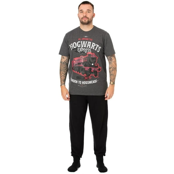 Harry Potter Mens Hogwarts Express Long Pyjama Set