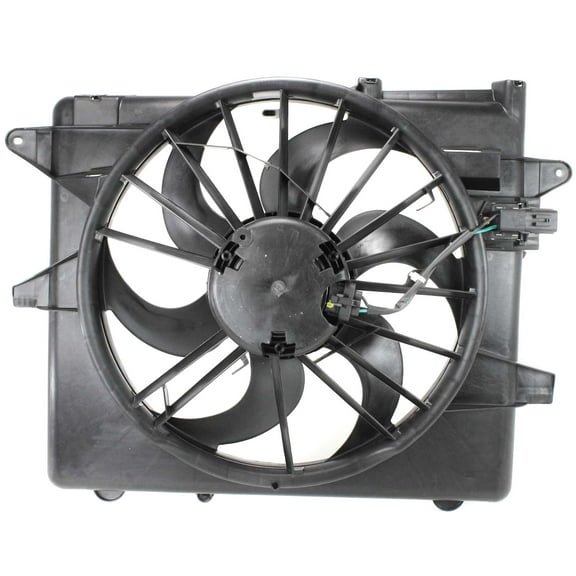 Cooling Fan Assembly Compatible with FORD MUSTANG 2005-2014 Convertible/Coupe