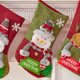 thumbnail image 3 of Sunloudy Medias navideñas Muñeco de nieve Ciervos de dibujos animados Adorno para árbol de Navidad Bolsa de regalo Decoración para fiestas Sunloudy Moda, 3 of 6