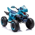 thumbnail image 5 of 12V Dinosaur Kids Ride On Car, 2 Seater Power Ride On Toy for Kids with Remote Control, Bluetooth, USB, 4 Wheel Suspension, Dinosaur Electric Toy Car for Boys and Girls Ages 3-8, Blue, 5 of 7
