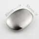 thumbnail image 5 of EeaseMX Jabón de cocina de acero inoxidable, forma ovalada de metal, barra de jabón para eliminar olores, 5 of 7