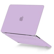 MacBook Pro 13 Case, for MacBook Pro 13 Inch 2020 A2338 w/ M1 A2251 A2289 A2159 A1989 A1708, GMYLE Hard Snap on Matte Plastic Hard Shell Case Cover (Lavender Purple)
