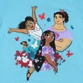 thumbnail image 2 of Disney Encanto Girls' Mirabel Luisa Isabela Flowers Graphic Print T-Shirt, 2 of 5