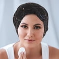 thumbnail image 4 of KAKOWELY Turbante para mujer, gorro para quimioterapia, turbante para niña, turbante de algodón, 4 of 5