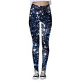 thumbnail image 1 of YDLCAFD Valentine's Day Women Mardi Long All Over Printing Shiny Print Yoga Pants XL, 1 of 5