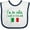 White and Navy, variant on Inktastic So Cute Italian Boys or Girls Baby Bib