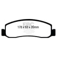 thumbnail image 2 of EBC Brakes Extra Duty Light Truck, Jeep and SUV Brake Pad Set Fits select: 2008-2010 FORD F250, 2010-2012 FORD F350, 2 of 2
