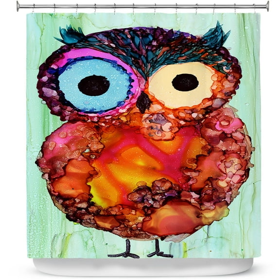 Shower Curtains 70" x 84" from DiaNoche Designs by Shay Livenspargar - Owlie