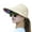 Beige, variant on SPRING PARK Women Wide Brim Sun Visor Cap Hat Breathable Summer Beach Pool Anti-UV Protection