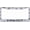 ZY-14, variant on I Speed Because I Have to Poop Aluminum Alloy License Plate Frame White Black Applicable to US Standard Car Metal Car Tag Frame Funny Front License Plate Holder for Women Men(1 Pack)