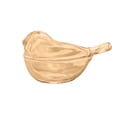 thumbnail image 2 of Creatine Elegant Bird Shaped Glass Jar With Lid For Home And Small Item Storage, 2 of 5