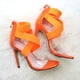 thumbnail image 5 of Zapatos de mujer Patrón de serpiente Sandalias Moda Tacones altos transparentes Zapatos grandes Wmkox8yii  hfjk4390, 5 of 7