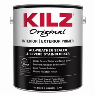 KILZ Original Oil-Based Primer, Interior and Exterior, 1 Quart