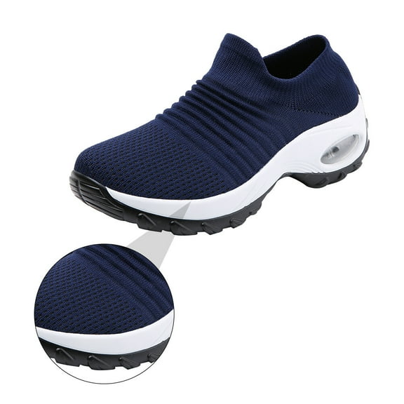 MLINS 1 Pair Blue Fashionable Sneakers For Women Daily Wear And Gym