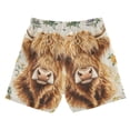 thumbnail image 7 of FORMRS Boys Swim Trunks Quick Dry Mesh Liner Boardshorts Sizes XS-XL, Floral Cow, 7 of 7