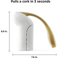 thumbnail image 2 of Rabbit Vertical Lever Corkscrew with Foil Cutter, 2 of 5
