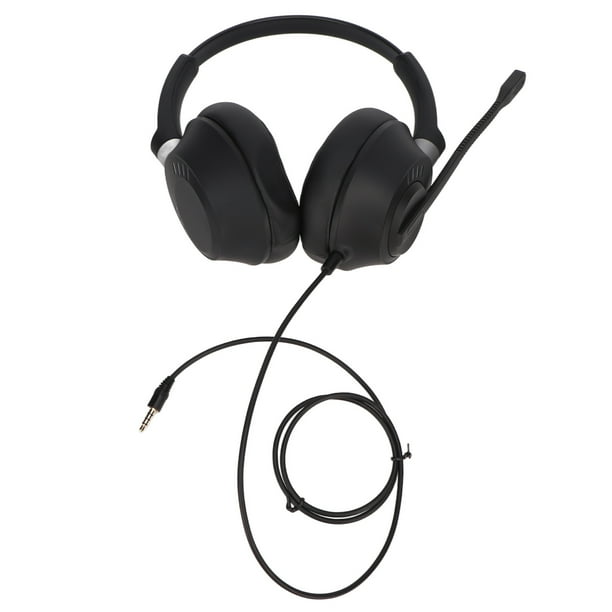 Auriculares binaurales con ajuste de volumen y micrófono