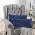 thumbnail image 4 of Home Soft Things Crushed Velvet 2 Piece Throw Pillow Cover Set - Blue - 14" x 26", 4 of 7