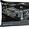 thumbnail image 5 of 35" Black Bend Nighttime Skyline Lumbar Decorative Pillow, 5 of 6