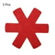 thumbnail image 3 of Protectores de ollas y sartenes para apilar, paquete de 3, protectores de sartén de fieltro de 380mm, rojo, 3 of 6