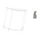 thumbnail image 5 of Mesita de noche de acrílico,Mesa auxiliar de acrílico transparente Mesa auxiliar transparente en capas,Mesa pequeña de acrílico,mesita de noche pequeña,compacta,Figura de, 5 of 8