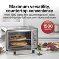 thumbnail image 2 of Hamilton Beach Countertop Toaster Oven with Convection & Rotisserie, Extra Large Capacity, Black & Stainless Steel, 2 of 8