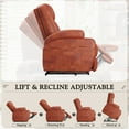 thumbnail image 5 of Homall Lift Recliner Comfy Chair Power Massage Electric Recliner Chairs for Adults,Brown, 5 of 7