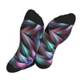 thumbnail image 5 of KLL Colored Abstract Print Cool Socks Men's Women's Crew Socks Funny Crazy Novelty Stockings, 5 of 7