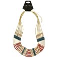 thumbnail image 3 of Mi Amore Boho Chic, Assorted Color And Gold-Tone, Beaded Necklace TMN901, 3 of 3