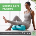 thumbnail image 2 of Rodillo de espuma Gaiam Essentials de alta densidad, 46 cm, verde azulado, 2 of 7