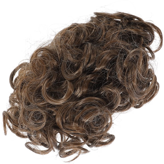 MLINS  Curly Scrunchies Hair Bun Maker Braids Black Extensions Wigs Miss