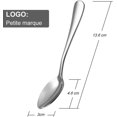 thumbnail image 3 of Cuchara acero inoxidable con punta,cuchara de postre cuchara, 3 of 5