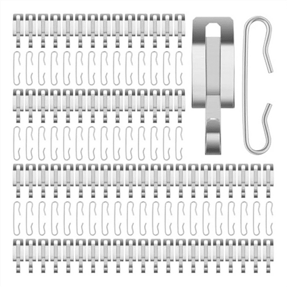 192Pcs Heat Cable Roof Clips Cable Clips and Spacers Kit Cable Wire Clips Gutter Clips Outdoor Cable Clips Heater Clips