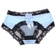 thumbnail image 3 of Ropa interior sexy G-String Panty Mujer Chica Lencería Especial Estilo abierto Azul Likrtyny Para estrenar, 3 of 6