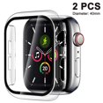 thumbnail image 1 of Ensemble de 2 Pcs Compatible Iwatch Série 5 / Série 4 Étui 40 / 44mm avec Protection d'Écran en Verre Trempé, Étui de Protection, 1 of 4