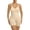 Beige, variant on SHAPERX Bodysuits for Women Tummy Control Body Shaper Slimming Mid Thigh Shapewear with Removable Pads