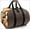 Dark Brown, variant on GARDEN & HOME Large Canvas Log Tote Bag Firewood Carrier Heavy Duty Fireplace Log Holder Fire Wood Carriers Carrying with Handles Wood Sling For Fire Place Outdoor Cabin Stove Accessories