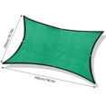 thumbnail image 2 of Shade Net Shade Cloth Outdoor Garden Sun Shade Netting 90% Cloth Sail  Sunscreen Awning UV Protected Cloth, 2 of 7