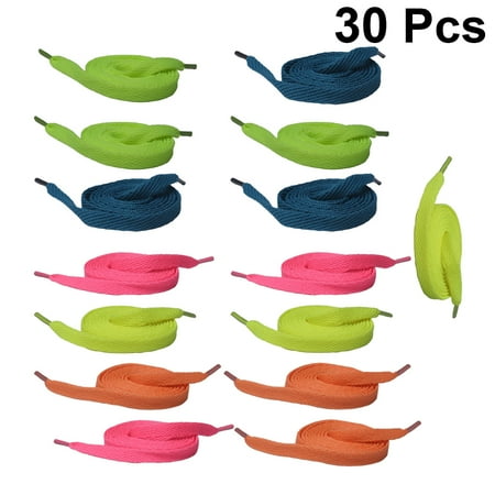 

15 Pairs Shoelaces Sneaker Shoe Laces Flat Shoelace Casual Shoes Casual Dress Shoes Flat Shoe Lace Shoes Accessories