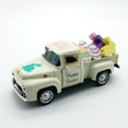 thumbnail image 4 of Gaiwos Easter Metal Truck Decor 5 inches, Easter Vintage Farm Pickup Truck with Eggs and Bunny, Mini Metal Diecast Farmhouse Pickup, Easter Decor for Party Home Kitchen Tabletop, 4 of 7