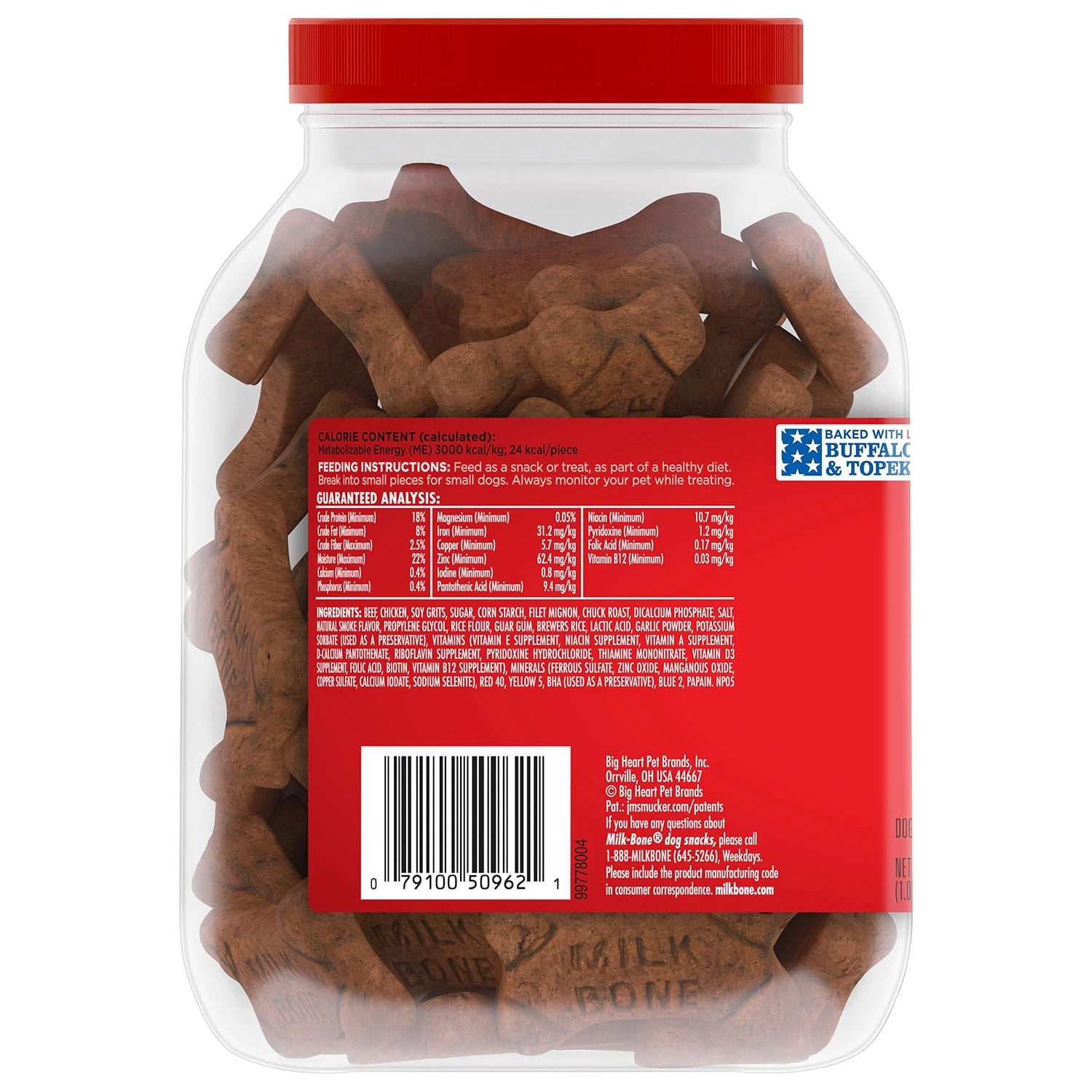 Milk-Bone Soft & Chewy Beef & Filet Mignon Recipe Dog Snacks (37 oz.)