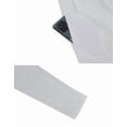 thumbnail image 5 of sicmoss Women's White Long Sleeve Button Up Maxi Shirt Dress Loose Fit with Pockets, 5 of 7