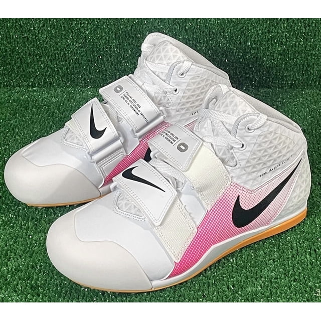 Ni-k-e Zoom Javelin Elite 3 Track White Pink Mens Size 10 NO SPIKES - AJ8119-101