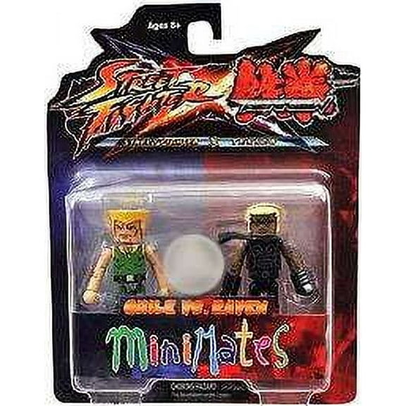 Street Fighter Minimates Series 1 Guile vs Raven Minifigure 2-Pack