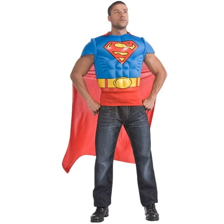 DC Comics Superman Muscle Chest Adult Costume Kit -