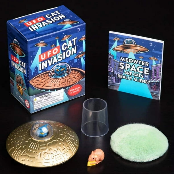 Rp Minis UFO Cat Invasion: With Light and Sound!, (Paperback