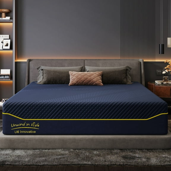 King Mattress, Holaki 14" King Gel Memory Foam with Bamboo Charcoal Silicone Mattress in a Box, Medium Firm, CertiPUR-US